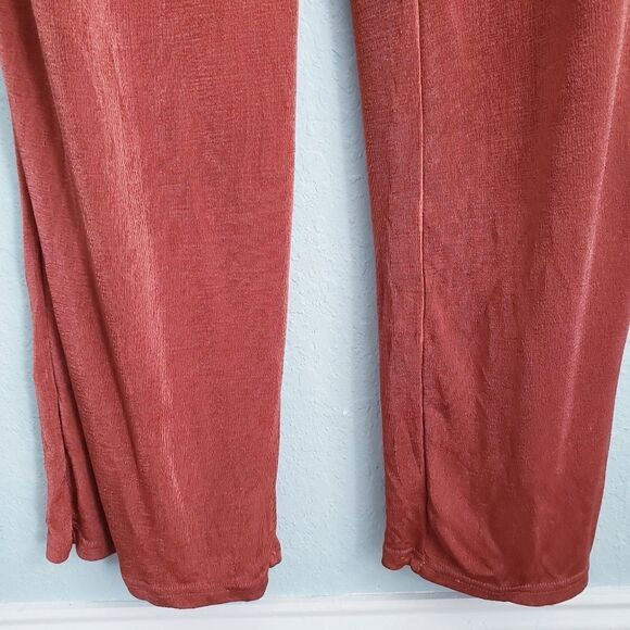SHEIN Rust Draped Front Cami Jumpsuit - Picture 4 of 8